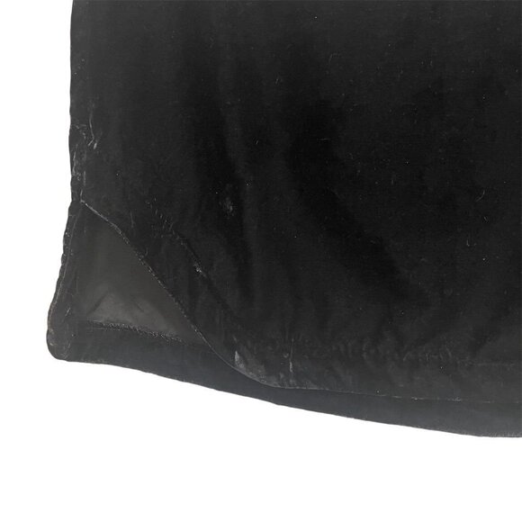 Free People Women's Black Velvet Mini Skirt Size 12 Short - Picture 6 of 7